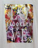Love Brooklyn Adult Tee Tan/Floral