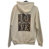 Love Revolution Double Sided Brooklyn Love Hoodie Tan/Camo