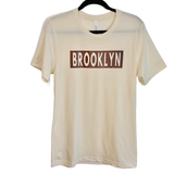 Brooklyn Bold Adult Tee Brown/Tan