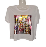 Brooklyn Love Large Print Crop Top