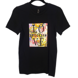 Love Brooklyn Adult Tee Black/Floral