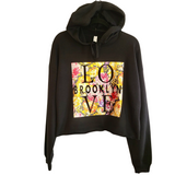 Love Brooklyn Women's Crop Top Hoodie