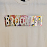 Brooklyn Bold Adult Tee Tan/Floral