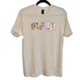 Brooklyn Bold Adult Tee Tan/Floral