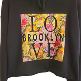 Love Brooklyn Women's Crop Top Hoodie