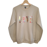 Love Brooklyn Spring floral crewneck sweatshirt