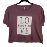 Brooklyn Love Large Print Crop Top